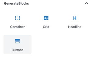 GenerateBlocks Button Block